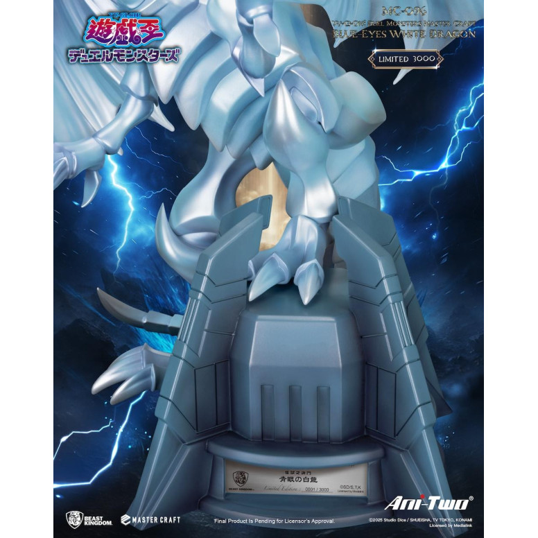 Beast Kingdom - Master Craft YU-GI-OH Duel Monsters - Dragon Bianco con occhi blu