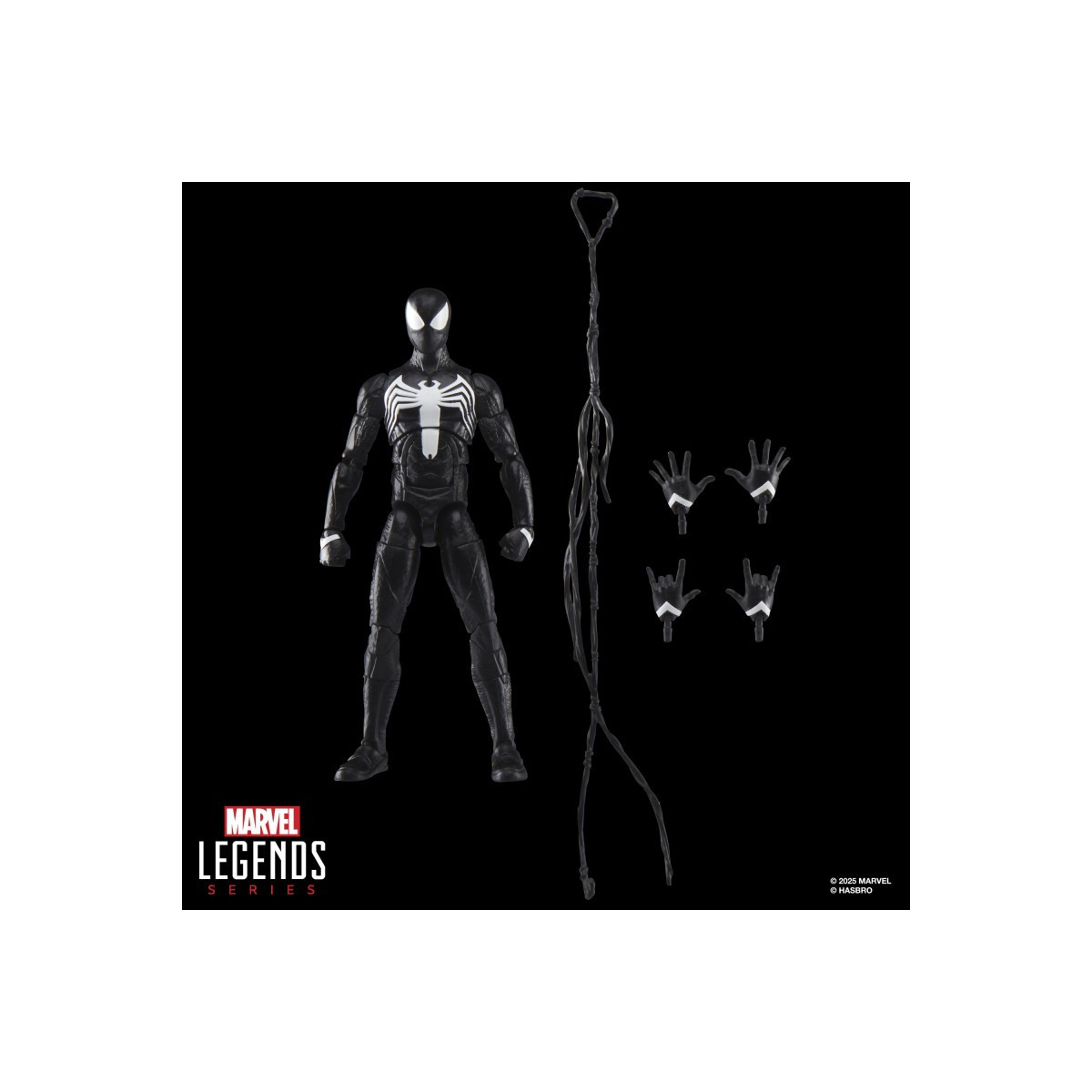 Marvel Legends - Marvel Gamerverse Spider-Man - Tuta nera di Peter Parker