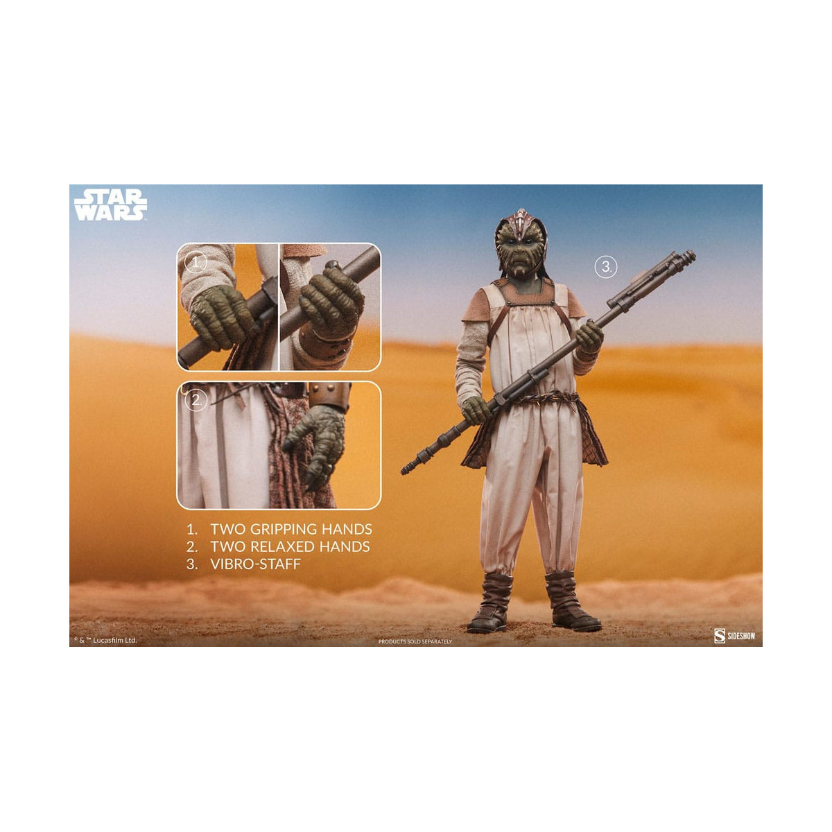Sideshow Star Wars - Klaatu 1/6 Feccia e Cattiveria - Il ritorno dello Jedi