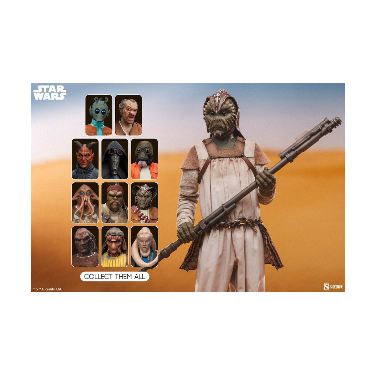 Sideshow Star Wars - Klaatu 1/6 Feccia e Cattiveria - Il ritorno dello Jedi