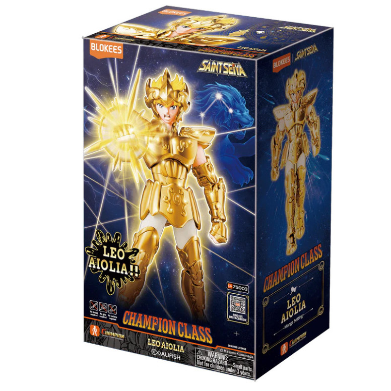Blokees Saint Seiya - Classe campione Leo Aiolia - Aior del Leone