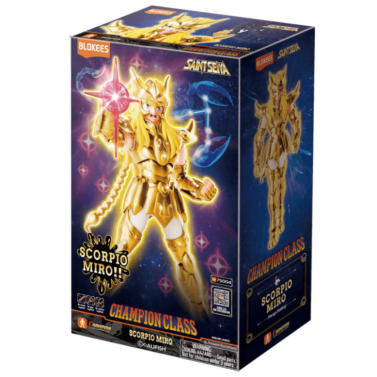 Blokees Saint Seiya - Campione di classe Scorpio Milo - Milo dello Scorpione