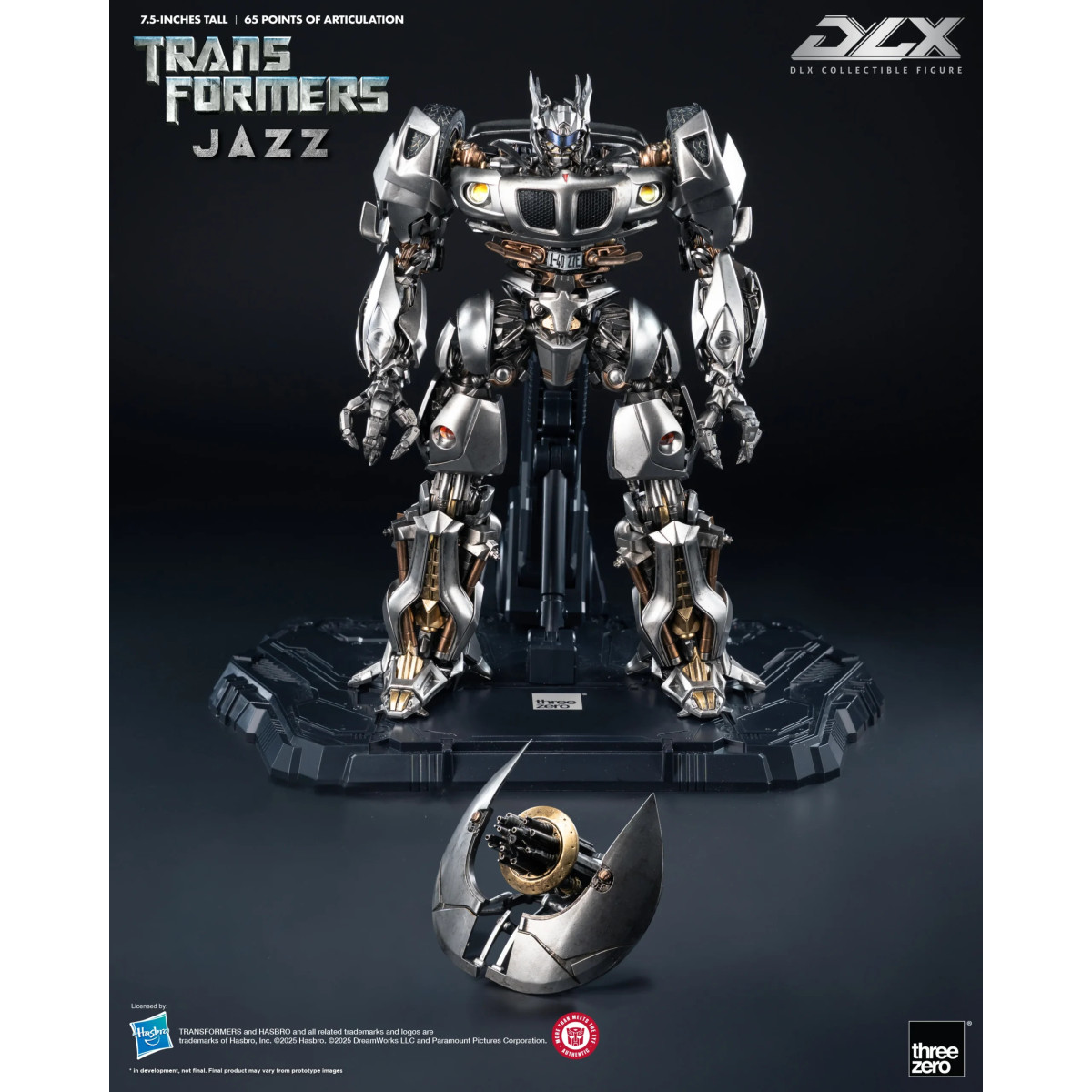 Tre zero Transformers - DLX JAZZ 1/6 - Transformers
