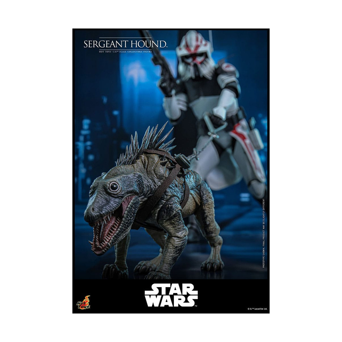 Hot Toys Star Wars - Sergente Hound - The Clone Wars 1/6