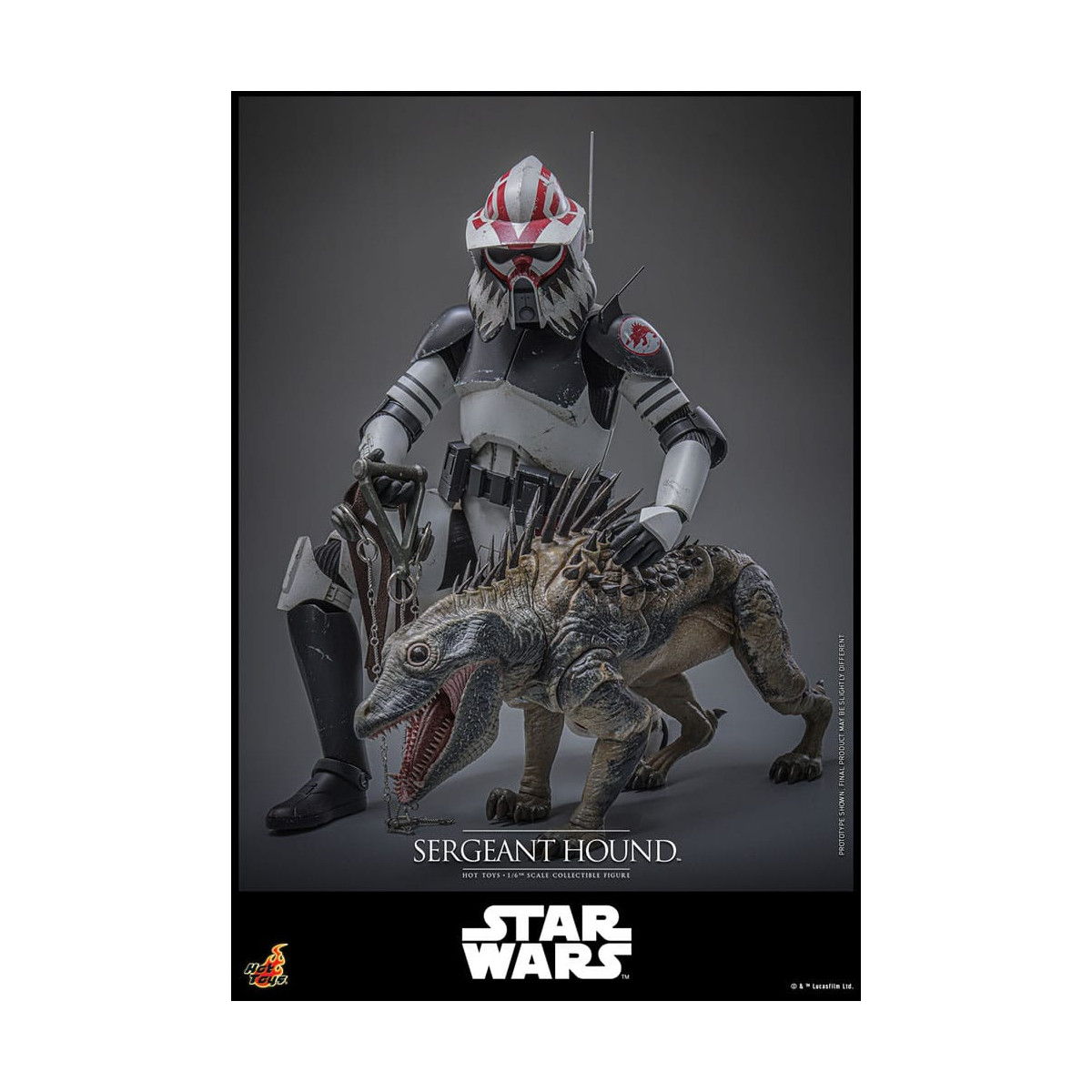 Hot Toys Star Wars - Sergente Hound - The Clone Wars 1/6