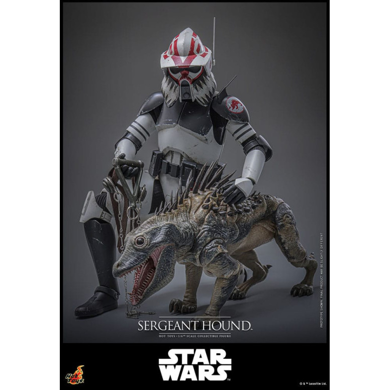Hot Toys Star Wars - Sergente Hound - The Clone Wars 1/6