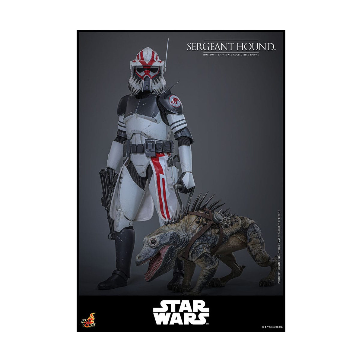 Hot Toys Star Wars - Sergente Hound - The Clone Wars 1/6