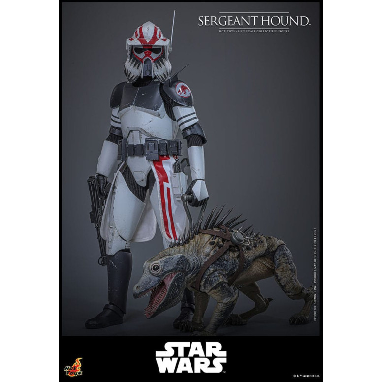 Hot Toys Star Wars - Sergente Hound - The Clone Wars 1/6