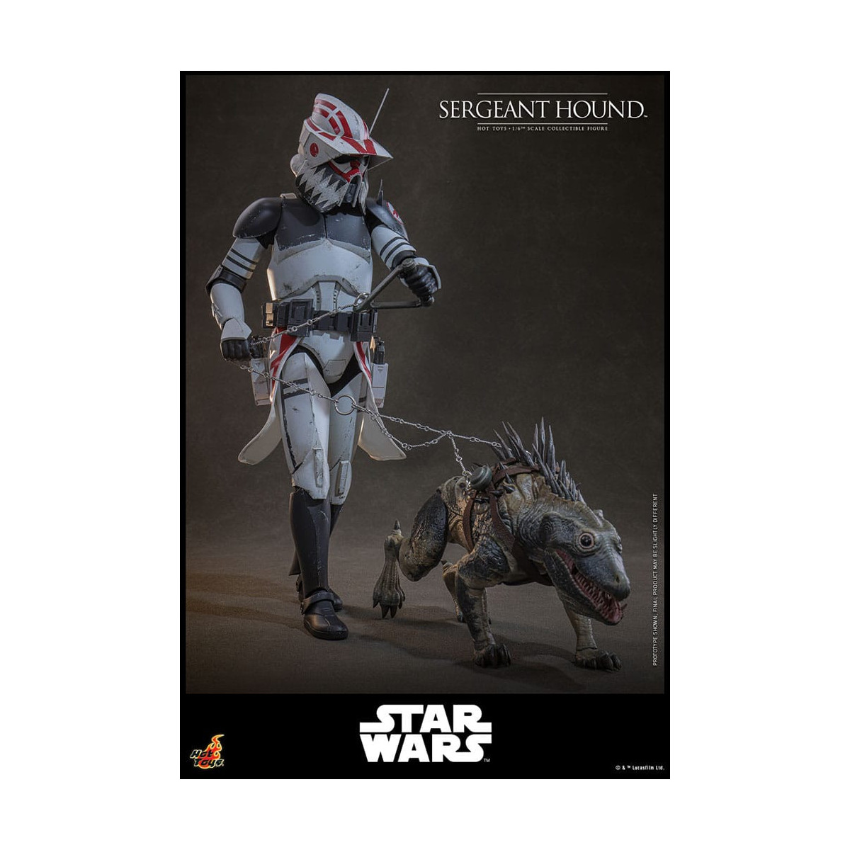 Hot Toys Star Wars - Sergente Hound - The Clone Wars 1/6