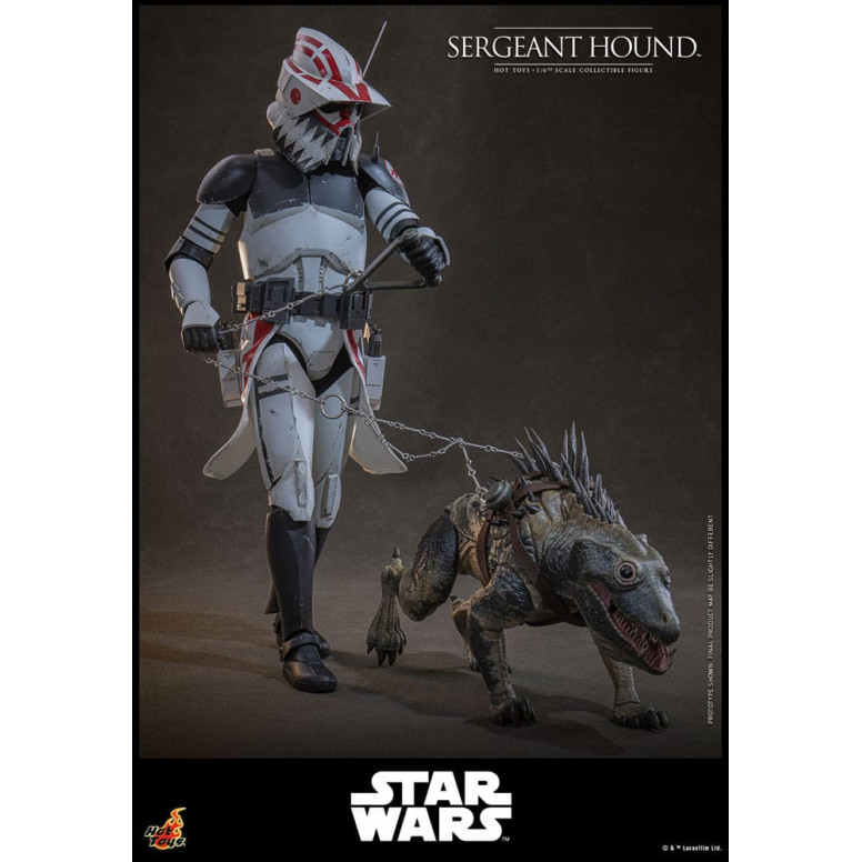 Hot Toys Star Wars - Sergente Hound - The Clone Wars 1/6