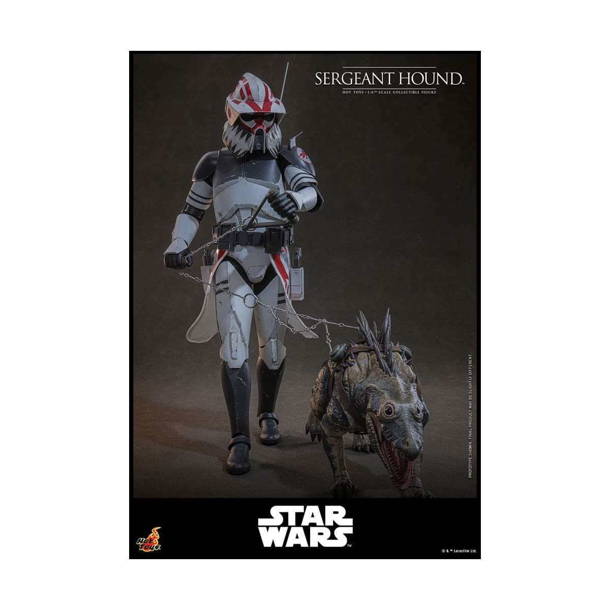 Hot Toys Star Wars - Sergente Hound - The Clone Wars 1/6