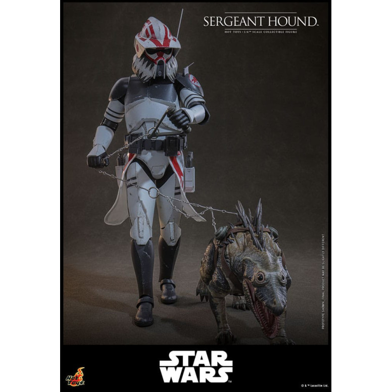 Hot Toys Star Wars - Sergente Hound - The Clone Wars 1/6