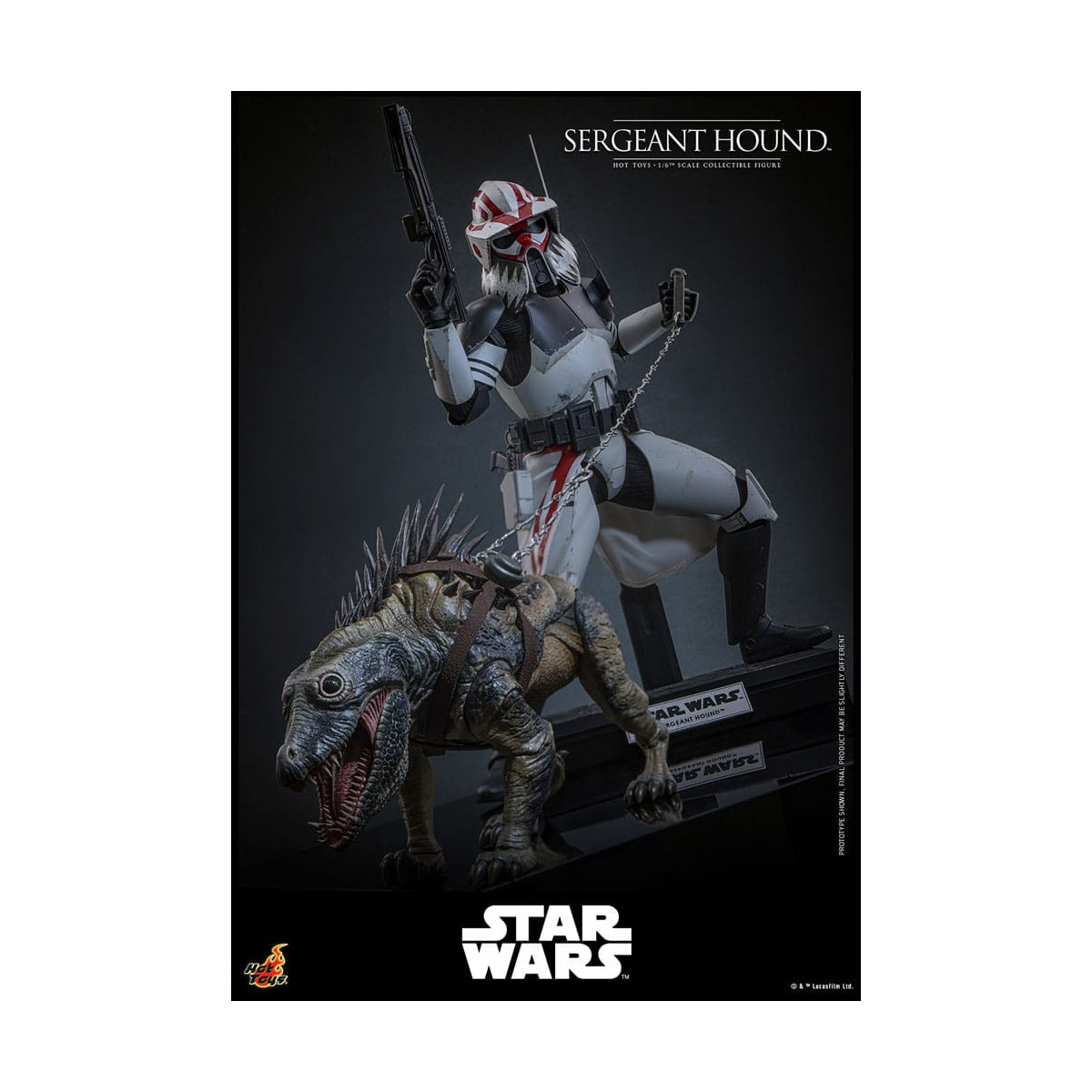 Hot Toys Star Wars - Sergente Hound - The Clone Wars 1/6