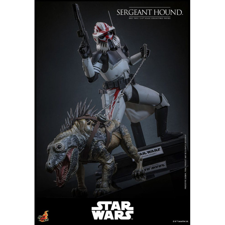 Hot Toys Star Wars - Sergente Hound - The Clone Wars 1/6