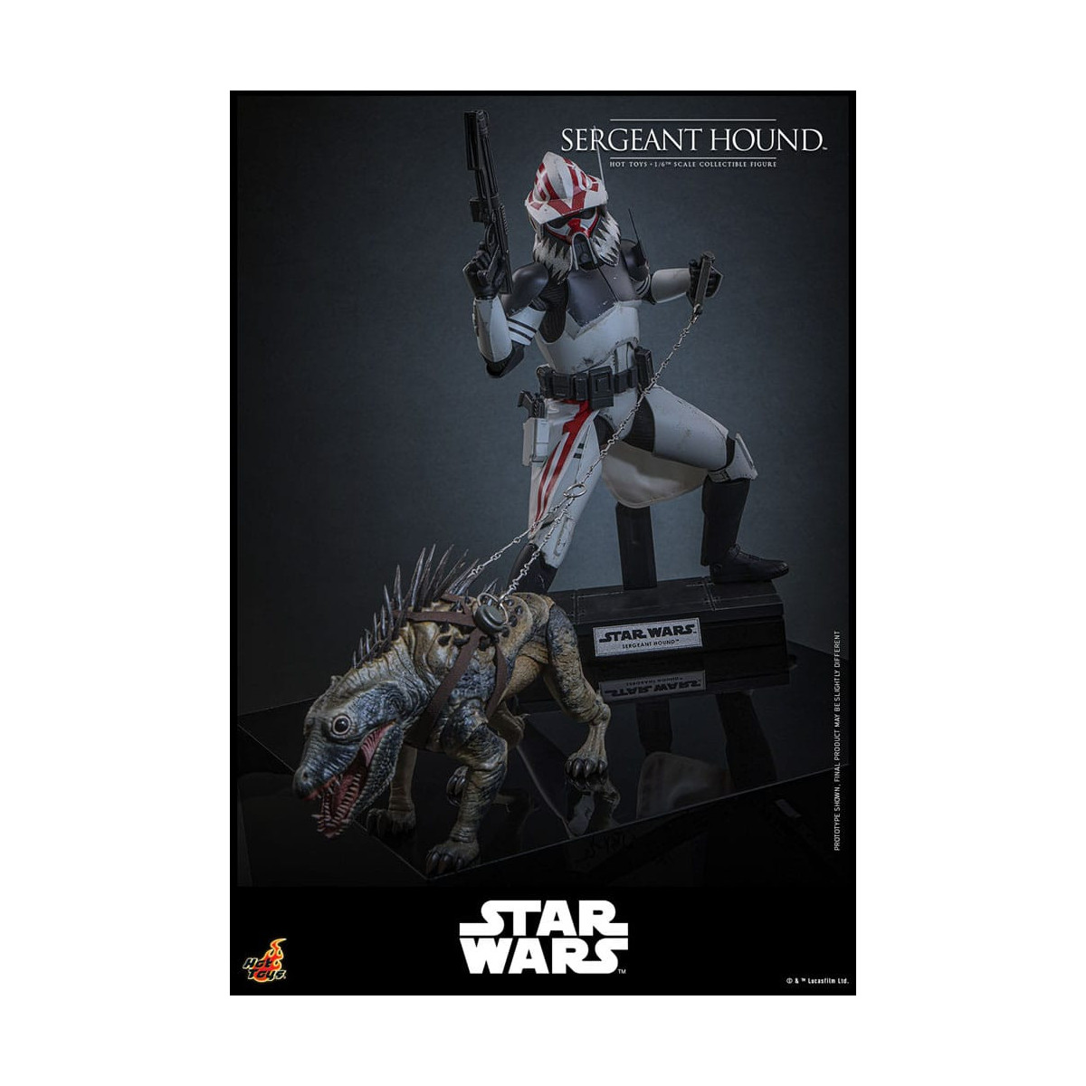 Hot Toys Star Wars - Sergente Hound - The Clone Wars 1/6