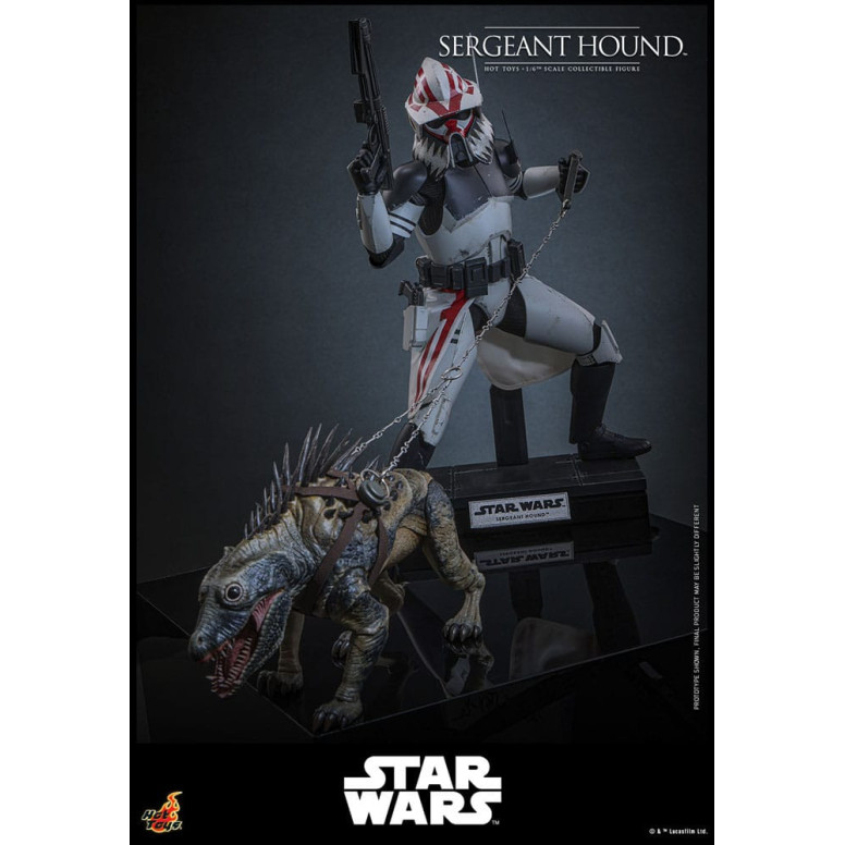 Hot Toys Star Wars - Sergente Hound - The Clone Wars 1/6