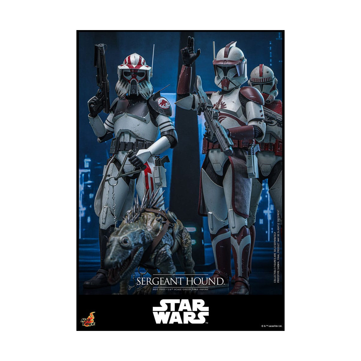Hot Toys Star Wars - Sergente Hound - The Clone Wars 1/6