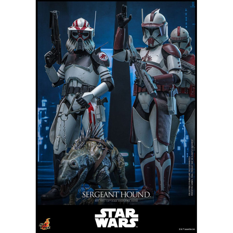 Hot Toys Star Wars - Sergente Hound - The Clone Wars 1/6