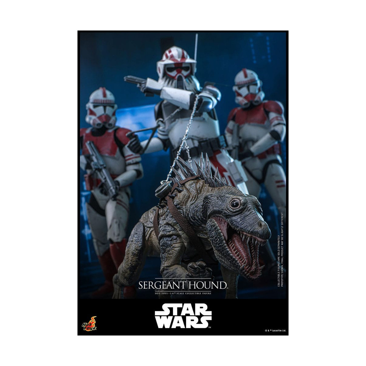 Hot Toys Star Wars - Sergente Hound - The Clone Wars 1/6