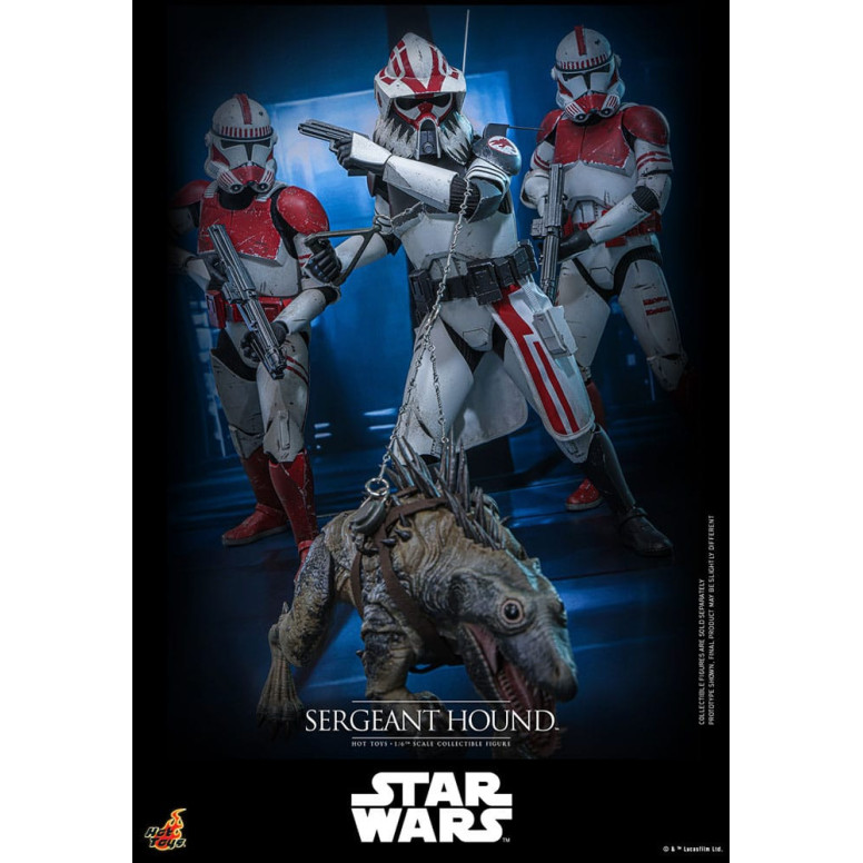 Hot Toys Star Wars - Sergente Hound - The Clone Wars 1/6