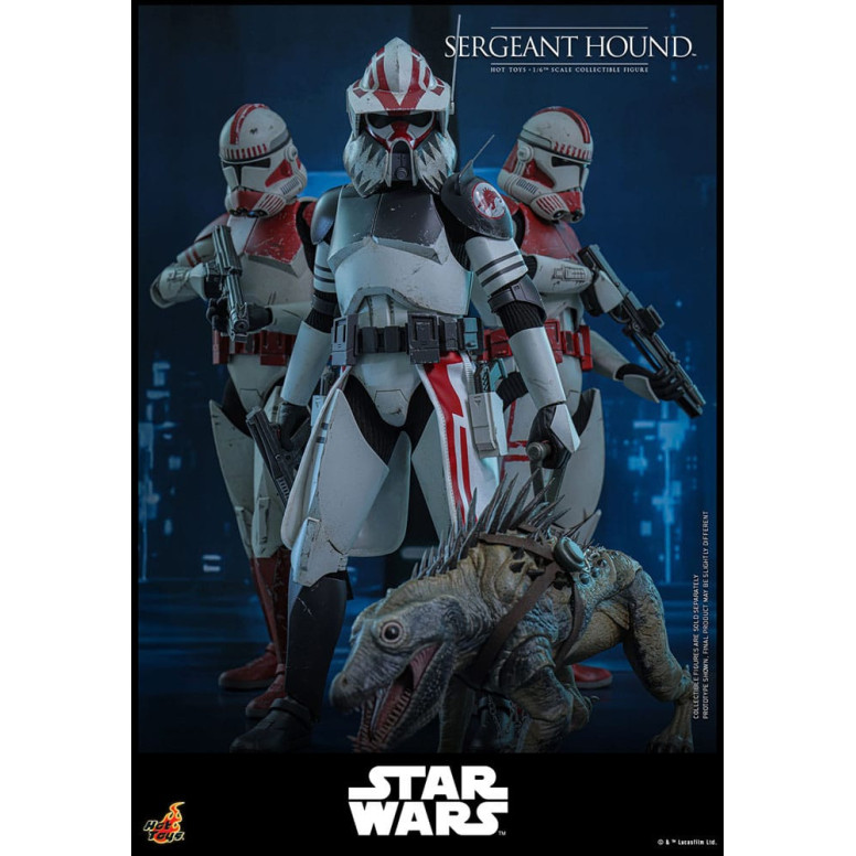 Hot Toys Star Wars - Sergente Hound - The Clone Wars 1/6
