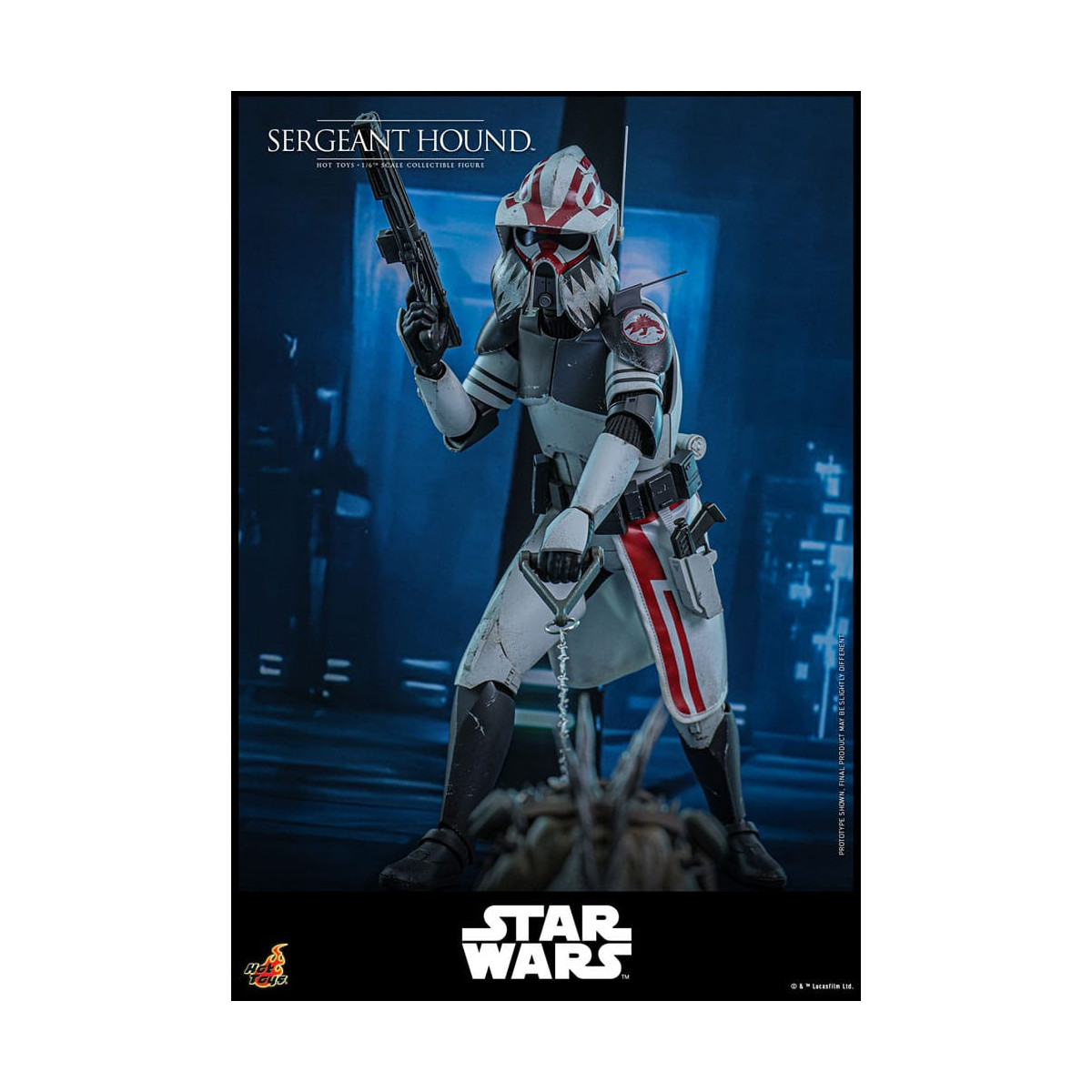 Hot Toys Star Wars - Sergente Hound - The Clone Wars 1/6