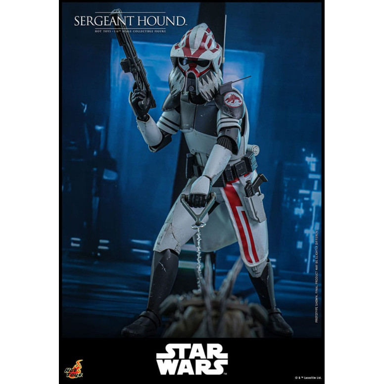 Hot Toys Star Wars - Sergente Hound - The Clone Wars 1/6