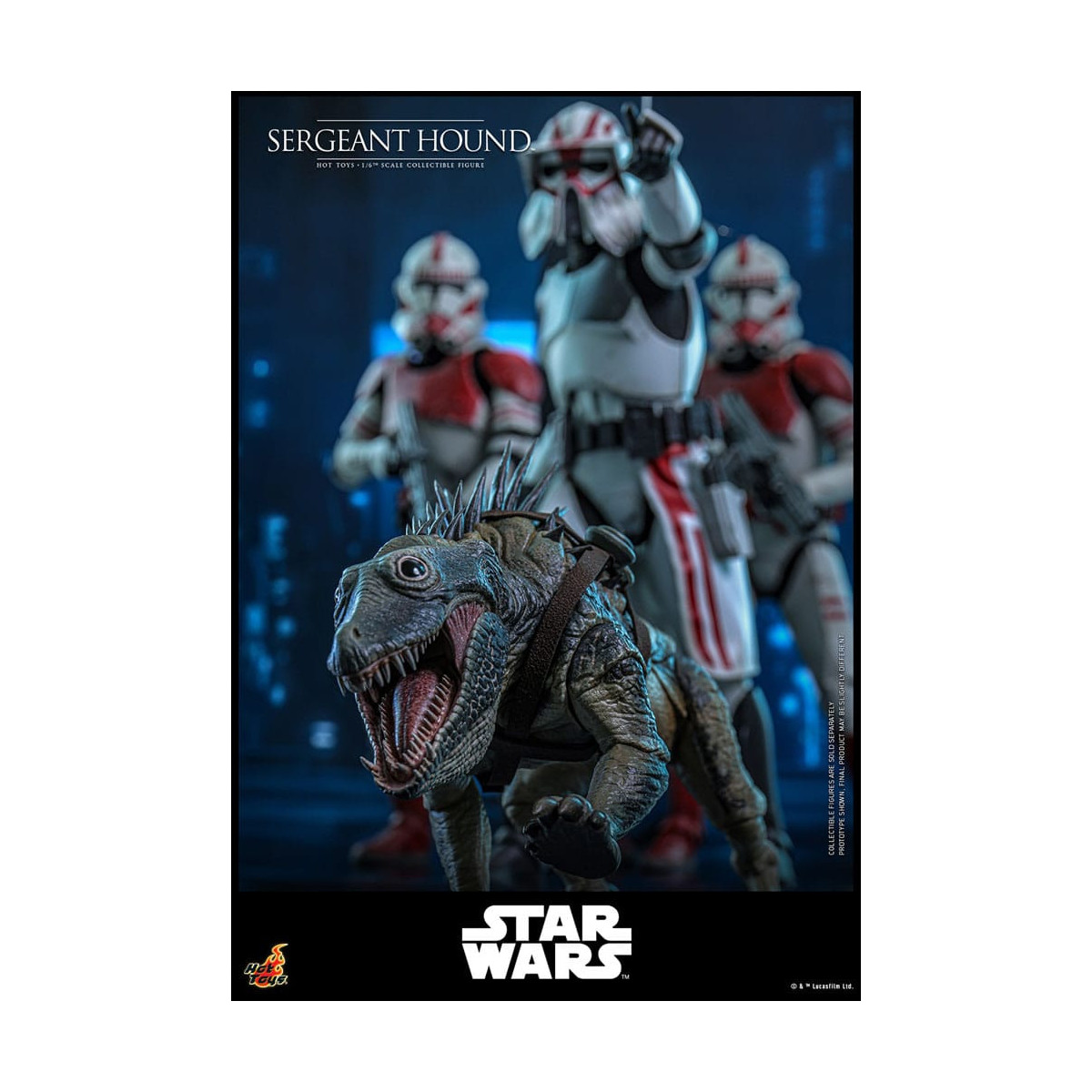 Hot Toys Star Wars - Sergente Hound - The Clone Wars 1/6
