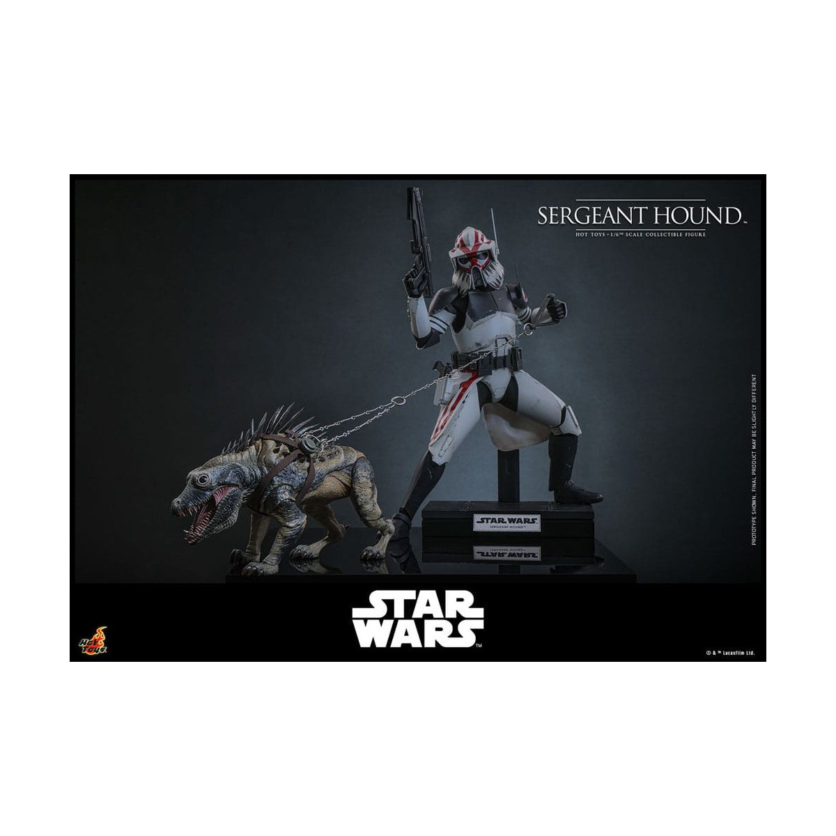 Hot Toys Star Wars - Sergente Hound - The Clone Wars 1/6