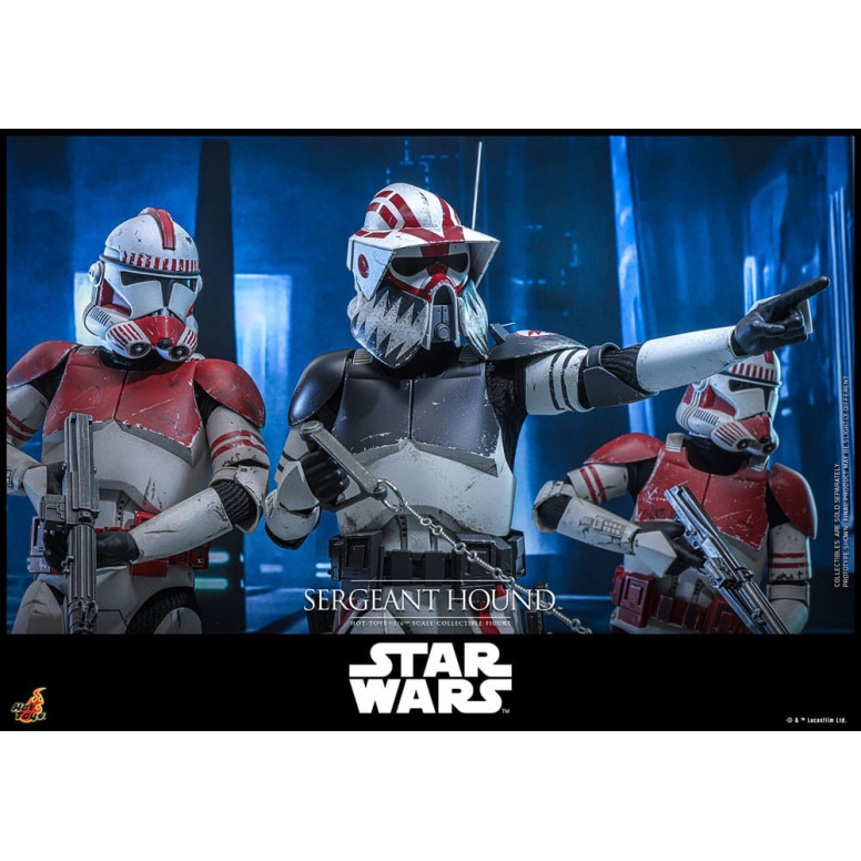 Hot Toys Star Wars - Sergente Hound - The Clone Wars 1/6