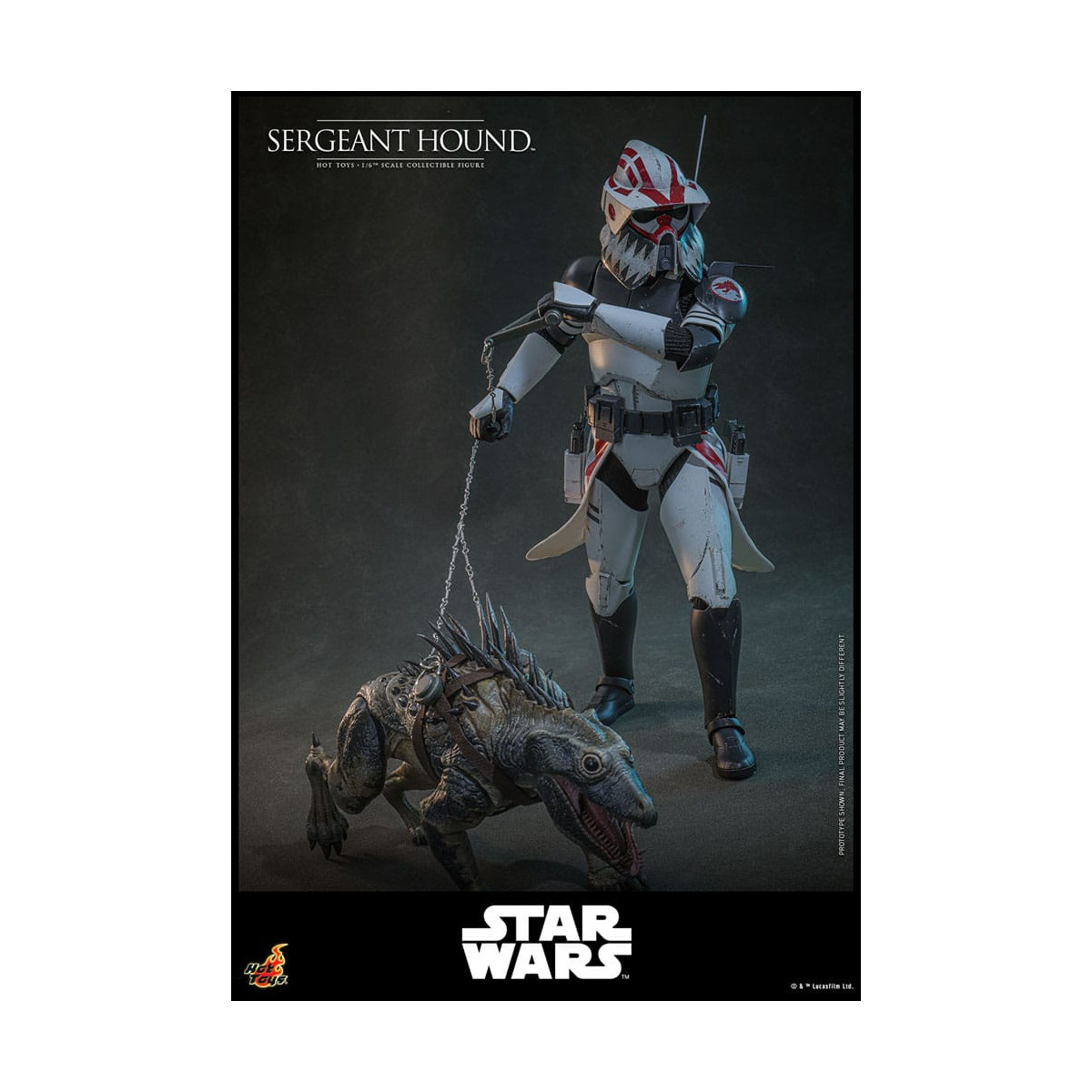 Hot Toys Star Wars - Sergente Hound - The Clone Wars 1/6