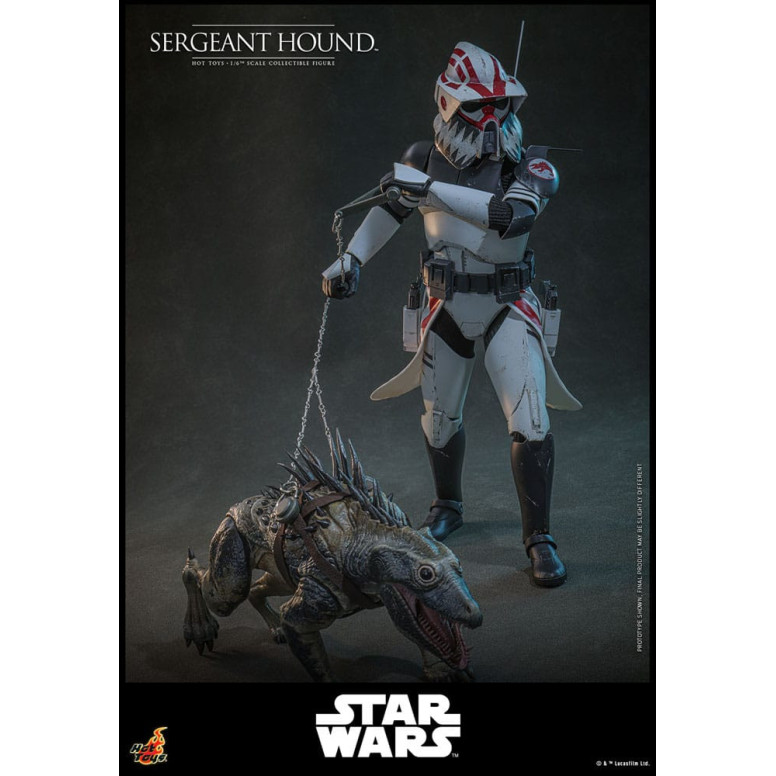 Hot Toys Star Wars - Sergente Hound - The Clone Wars 1/6