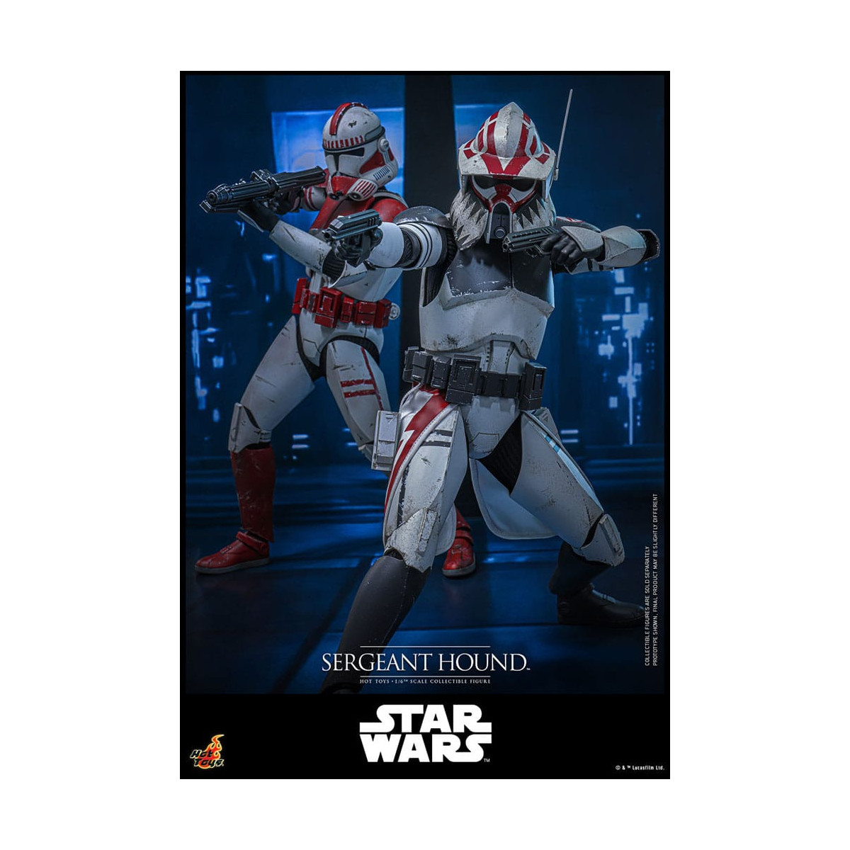 Hot Toys Star Wars - Sergente Hound - The Clone Wars 1/6