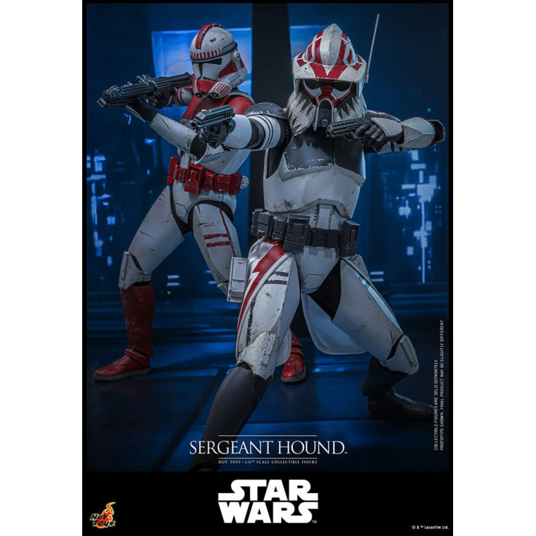 Hot Toys Star Wars - Sergente Hound - The Clone Wars 1/6