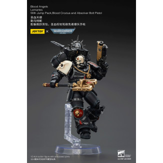 Joytoy - Warhammer - Blood Angels - Lemartes con Jump Pack, Blood Crozius e Absolver Bolt Pistol