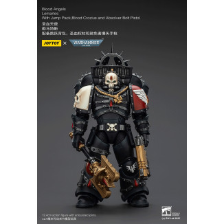 Joytoy - Warhammer - Blood Angels - Lemartes con Jump Pack, Blood Crozius e Absolver Bolt Pistol