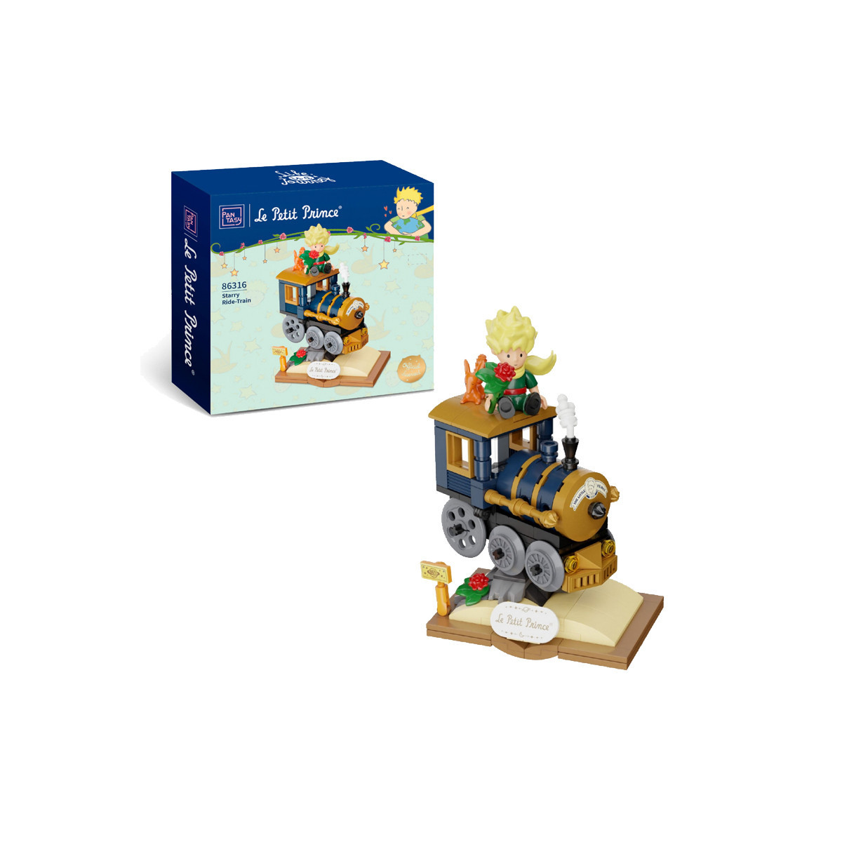 Pantasy - Il Piccolo Principe - Il Piccolo Principe Treno a corsa stellata (set da costruire)