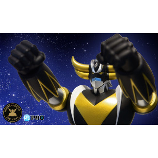 HL Pro - Goldrake (Grendizer) Figurine da collezione esclusive in oro e nero - Jumbo Machinder - Shogun Warrior Ufo Robot Grendi