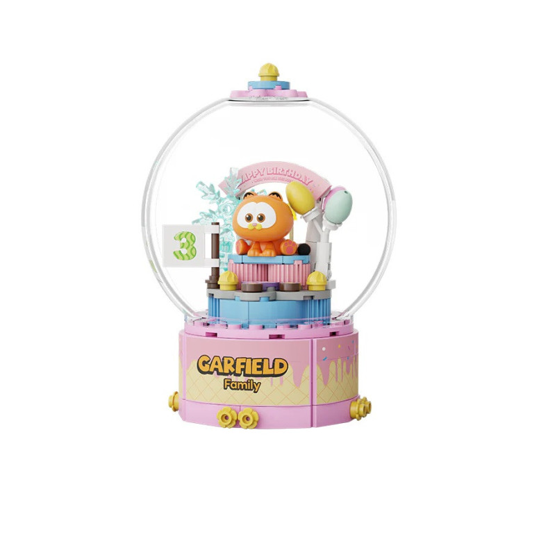 Pantasy - Garfield Serie Crystal Ball - Garfield Torta di compleanno (set da costruire)