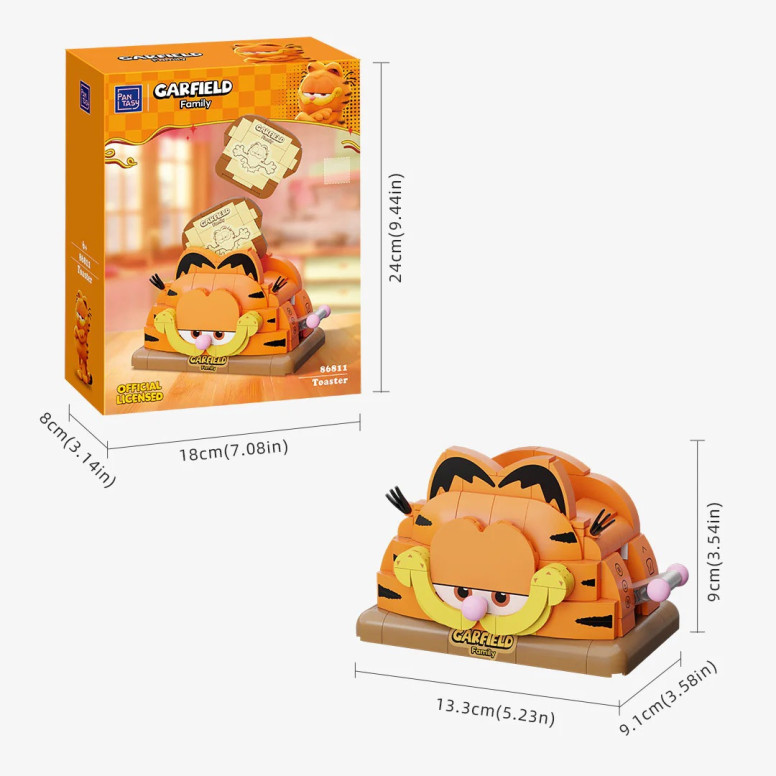 Pantasy - Garfield Serie Macchine Fantastiche - Garfield Tostapane (set da costruzione)