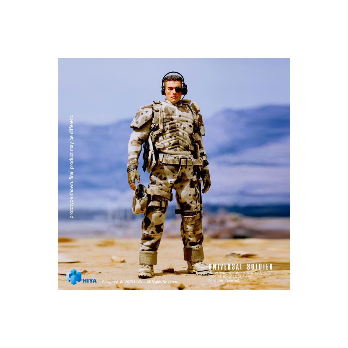 HIYA TOYS - Exquisite Super Series 1/12 - Figura d'azione di Andrew Scott di Universal Soldier (1992)