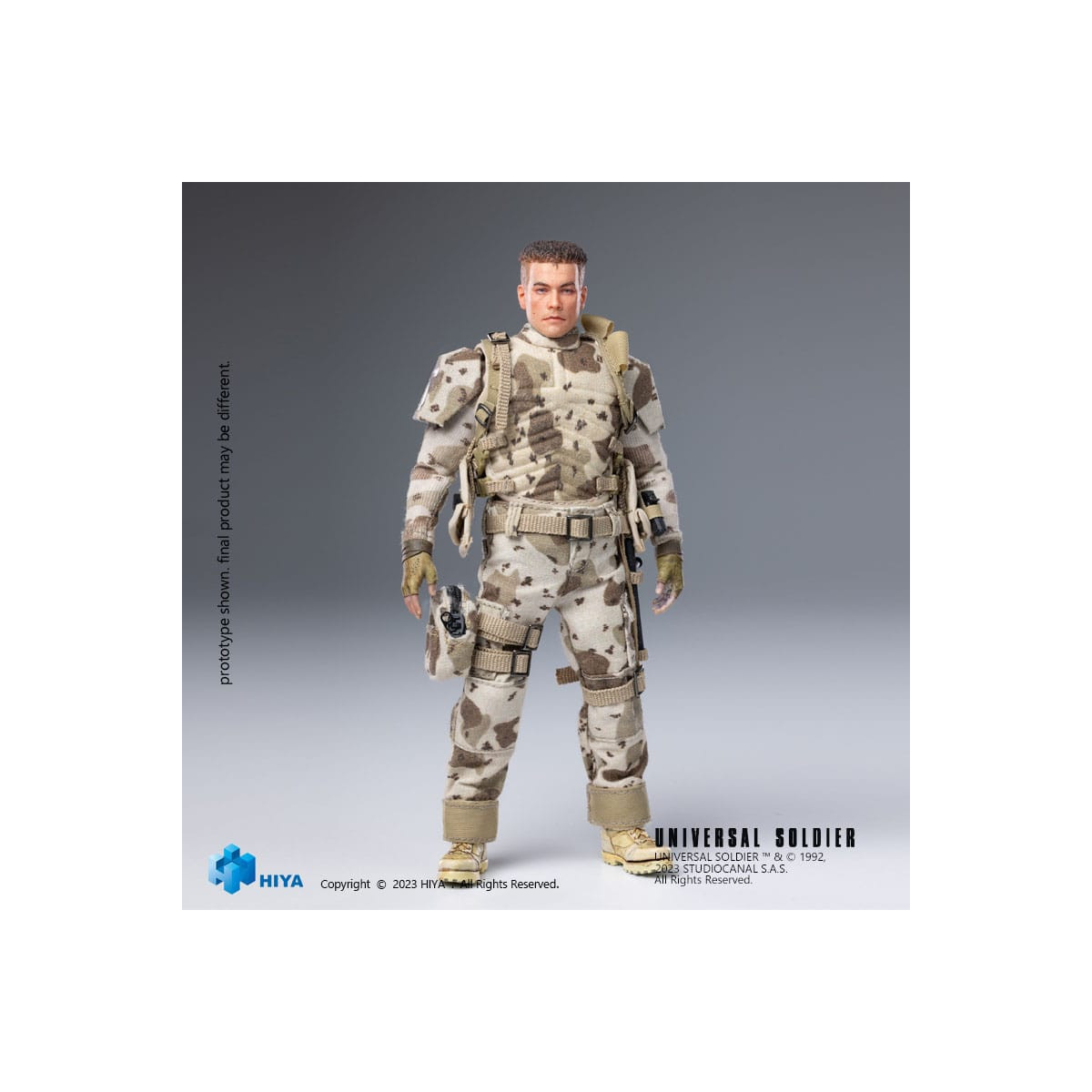 HIYA TOYS - Exquisite Super Series 1/12 - Figura d'azione di Andrew Scott di Universal Soldier (1992)