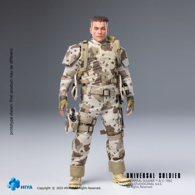HIYA TOYS - Exquisite Super Series 1/12 - Figura d'azione di Andrew Scott di Universal Soldier (1992)