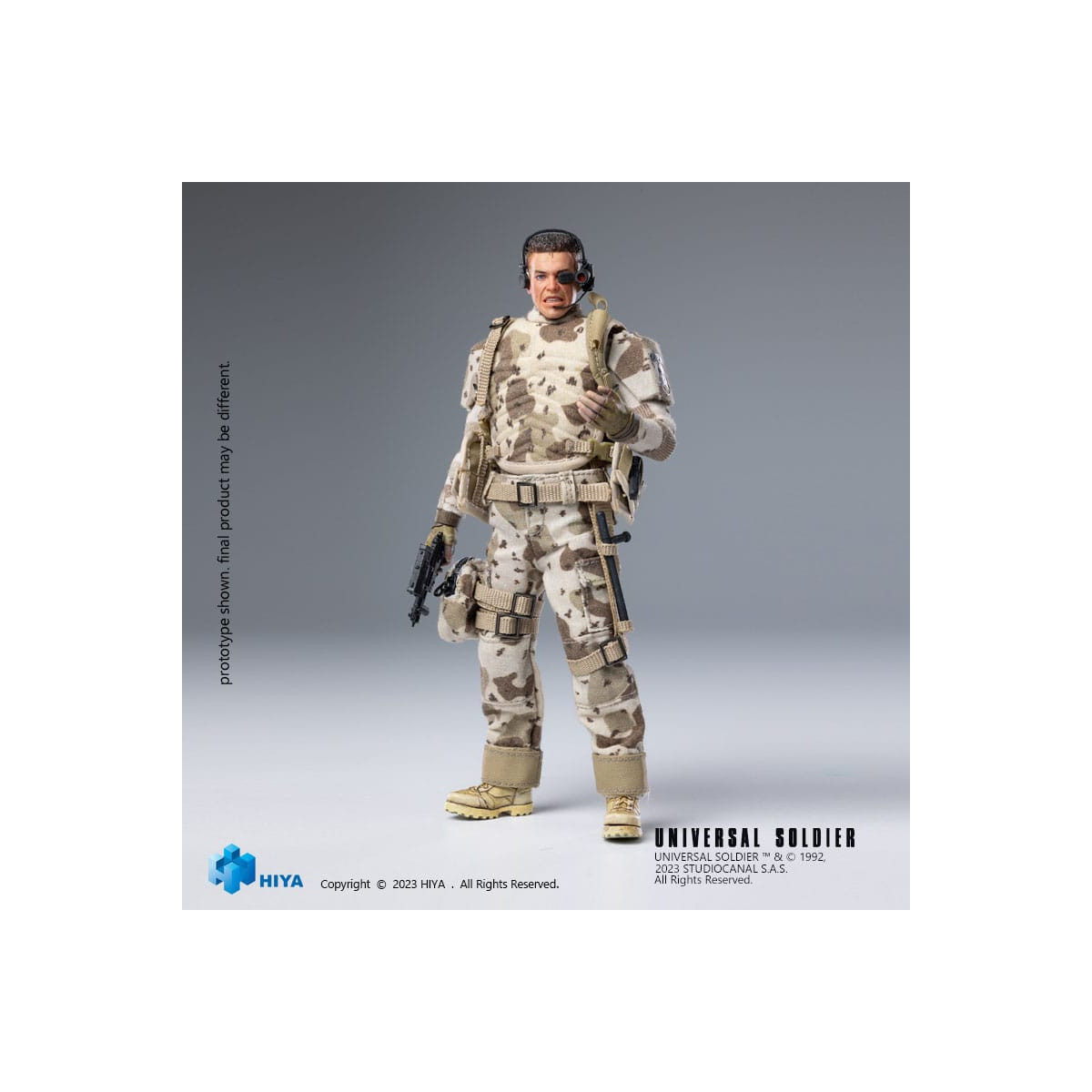 HIYA TOYS - Exquisite Super Series 1/12 - Figura d'azione di Andrew Scott di Universal Soldier (1992)