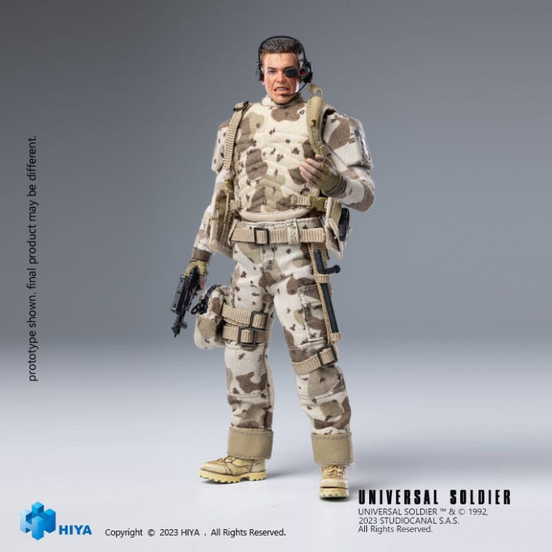 HIYA TOYS - Exquisite Super Series 1/12 - Figura d'azione di Andrew Scott di Universal Soldier (1992)