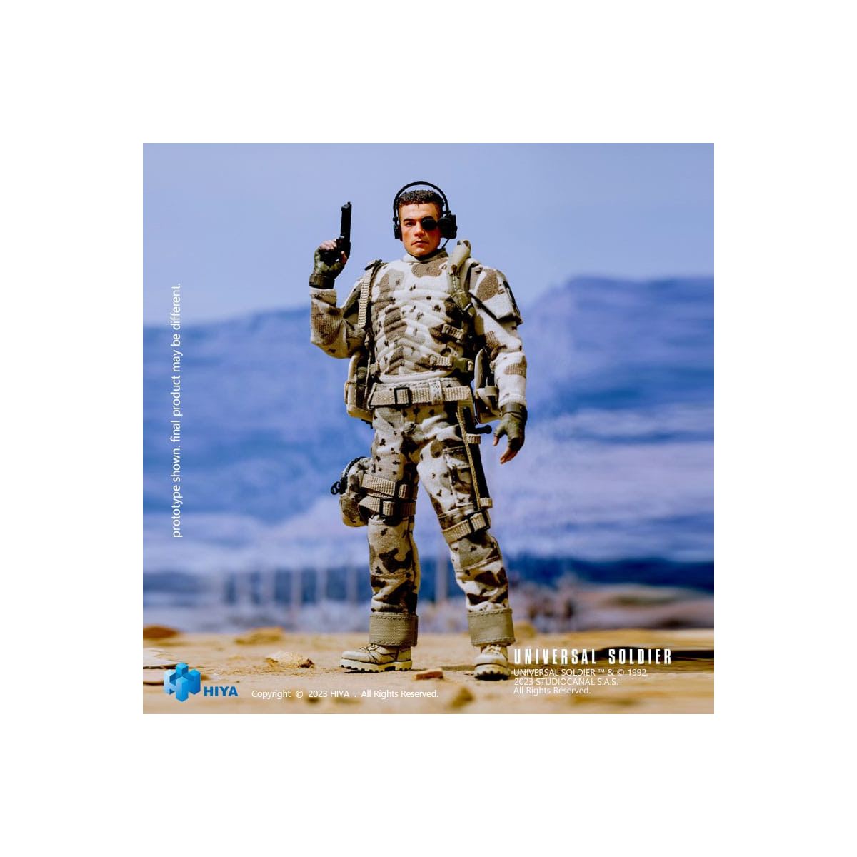 HIYA TOYS - Exquisite Super Series 1/12 - Figura d'azione di Andrew Scott di Universal Soldier (1992)