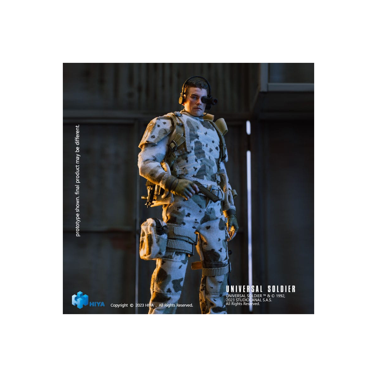 HIYA TOYS - Exquisite Super Series 1/12 - Figura d'azione di Andrew Scott di Universal Soldier (1992)