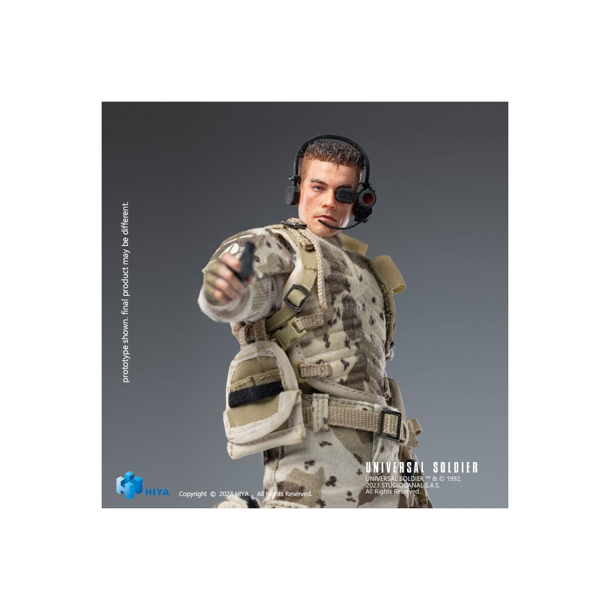 HIYA TOYS - Exquisite Super Series 1/12 - Figura d'azione di Andrew Scott di Universal Soldier (1992)