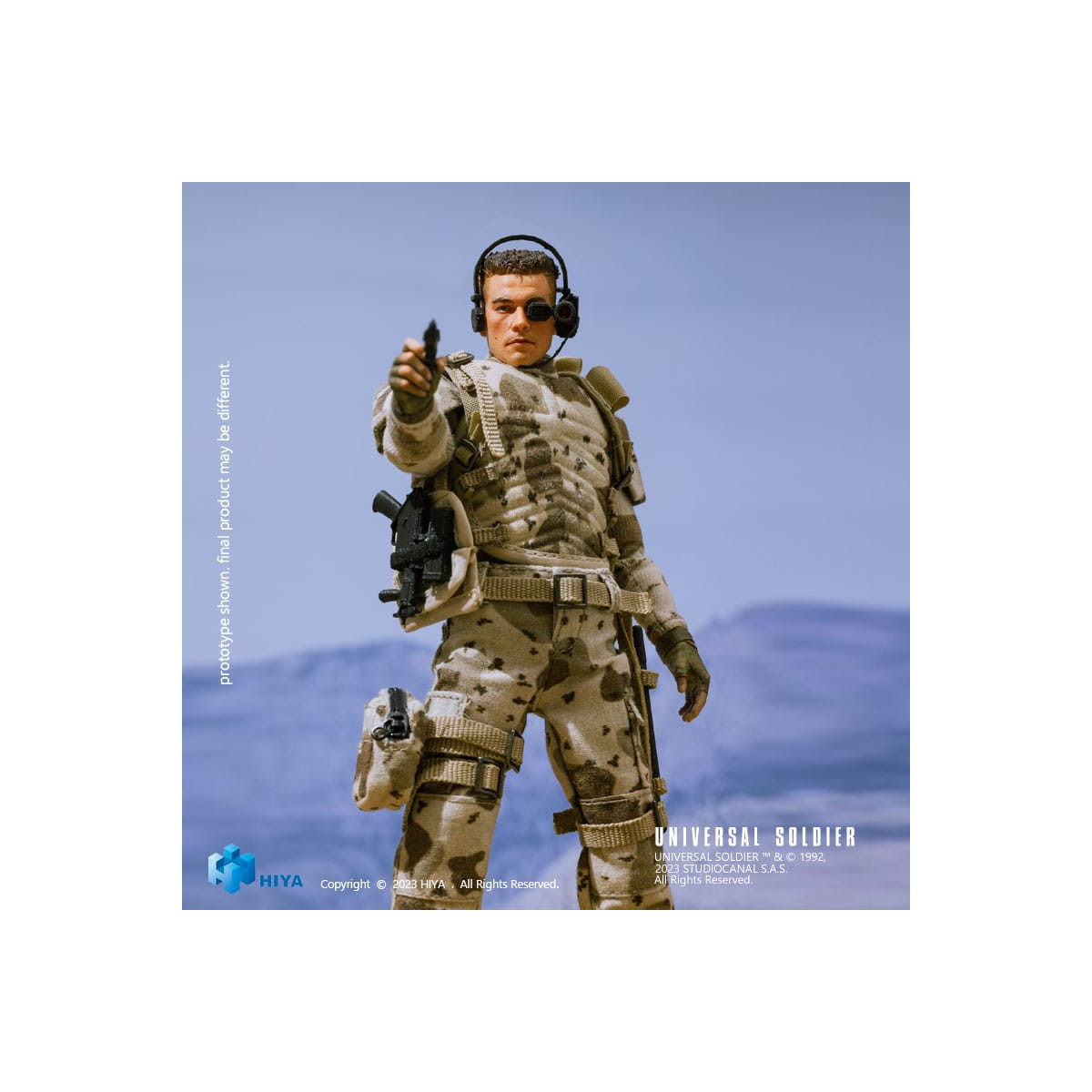 HIYA TOYS - Exquisite Super Series 1/12 - Figura d'azione di Andrew Scott di Universal Soldier (1992)