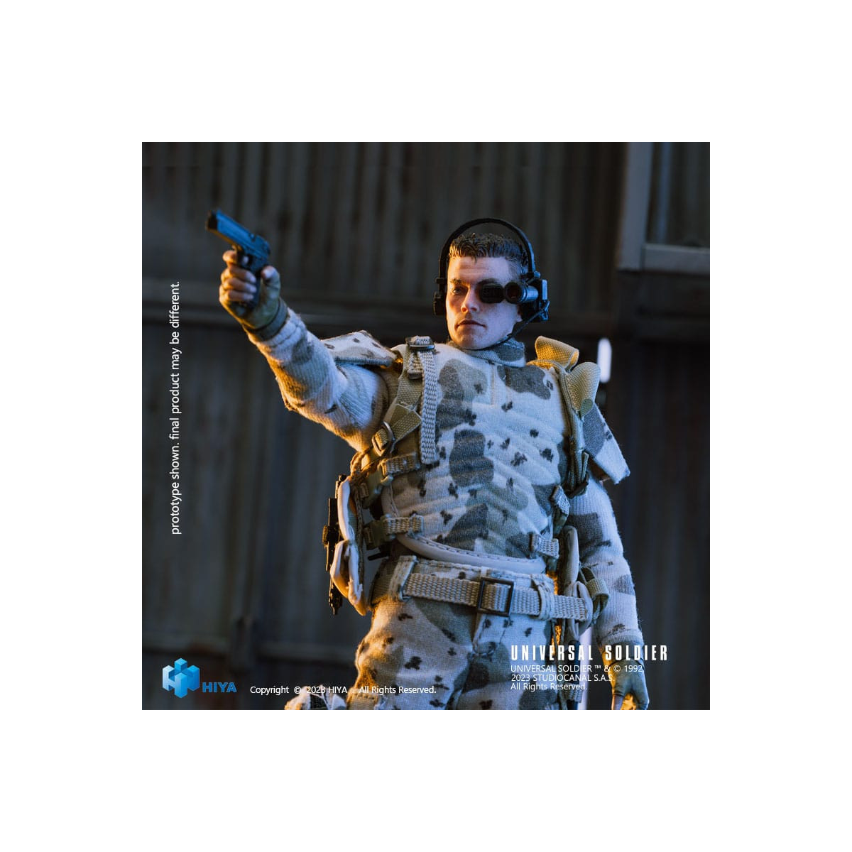 HIYA TOYS - Exquisite Super Series 1/12 - Figura d'azione di Andrew Scott di Universal Soldier (1992)